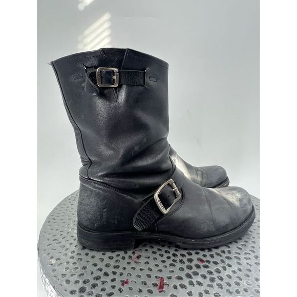 Frye Veronica Short Motorcycle Boot Sz 7 - Picture 1 of 13
